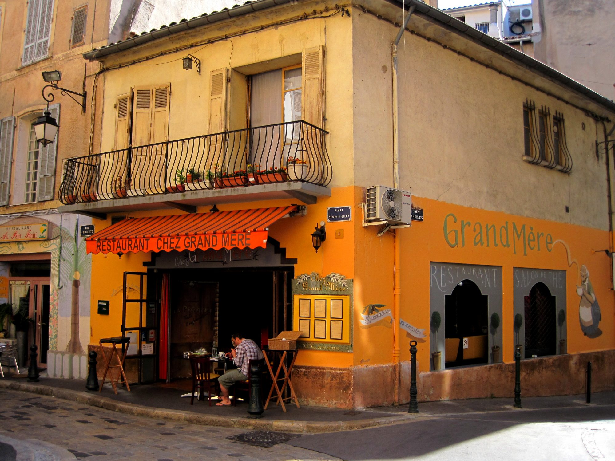 Lunch in a foreign country
