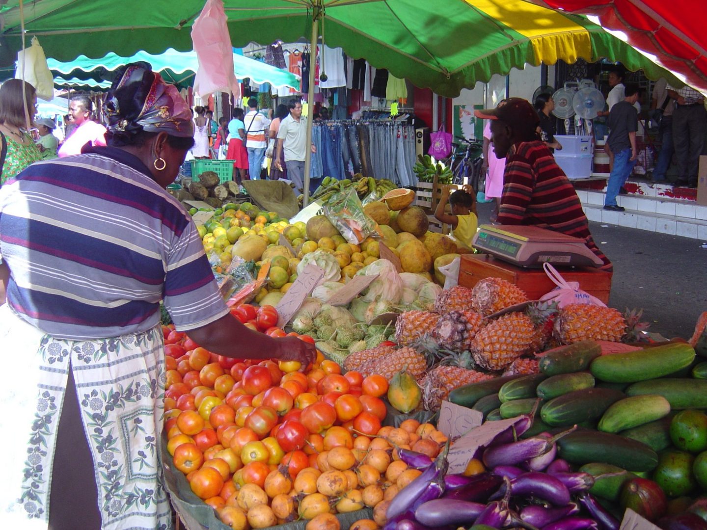 Market in French Territory