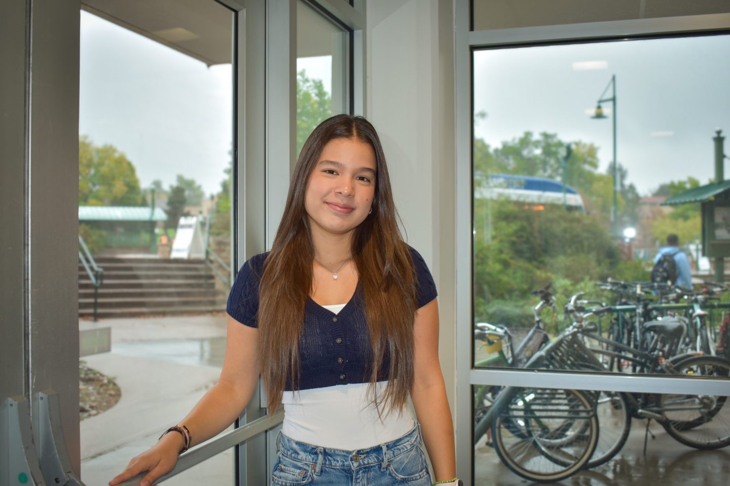 Zoe Estevez on CSU campus
